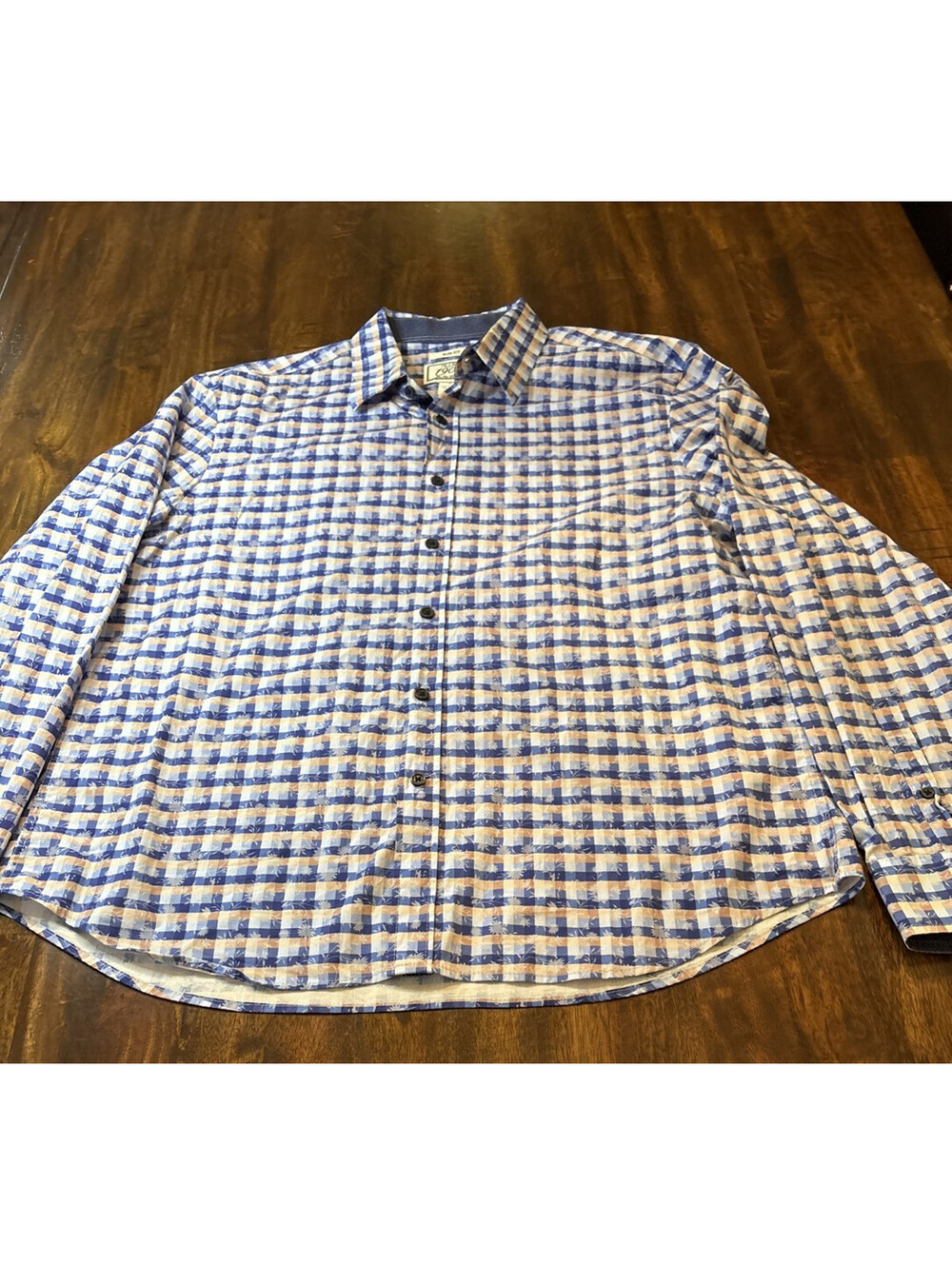 Joseph A Banks 1905 Men’s Slim Fit XL Blue/Pink  Long Sleeve Shirt